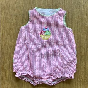 Florence Eiseman Baby Ice cream Ruffle bubble 9M